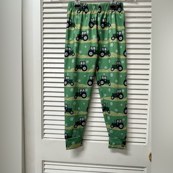 AMERICAN FARM CO ✨Green Tractor Print pajamas YM - Picture 11 of 11